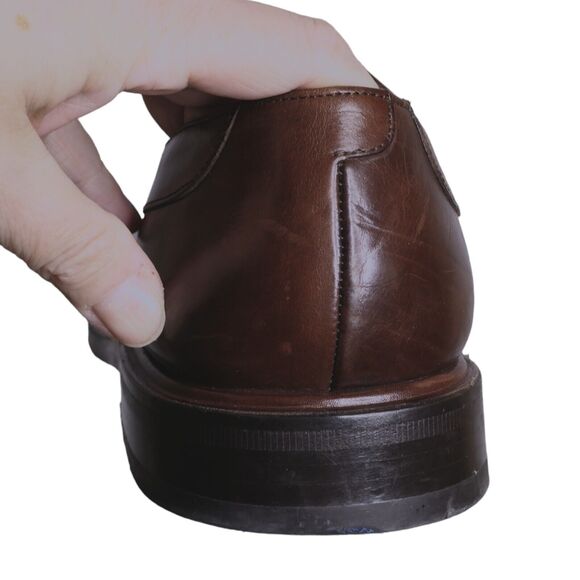 Mezlan Fiore Men's 9.5W Black Leather Split Toe Derby Dress Shoes Made in Spain - Picture 11 of 16